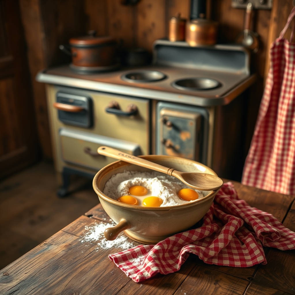 kitchen table with bowl