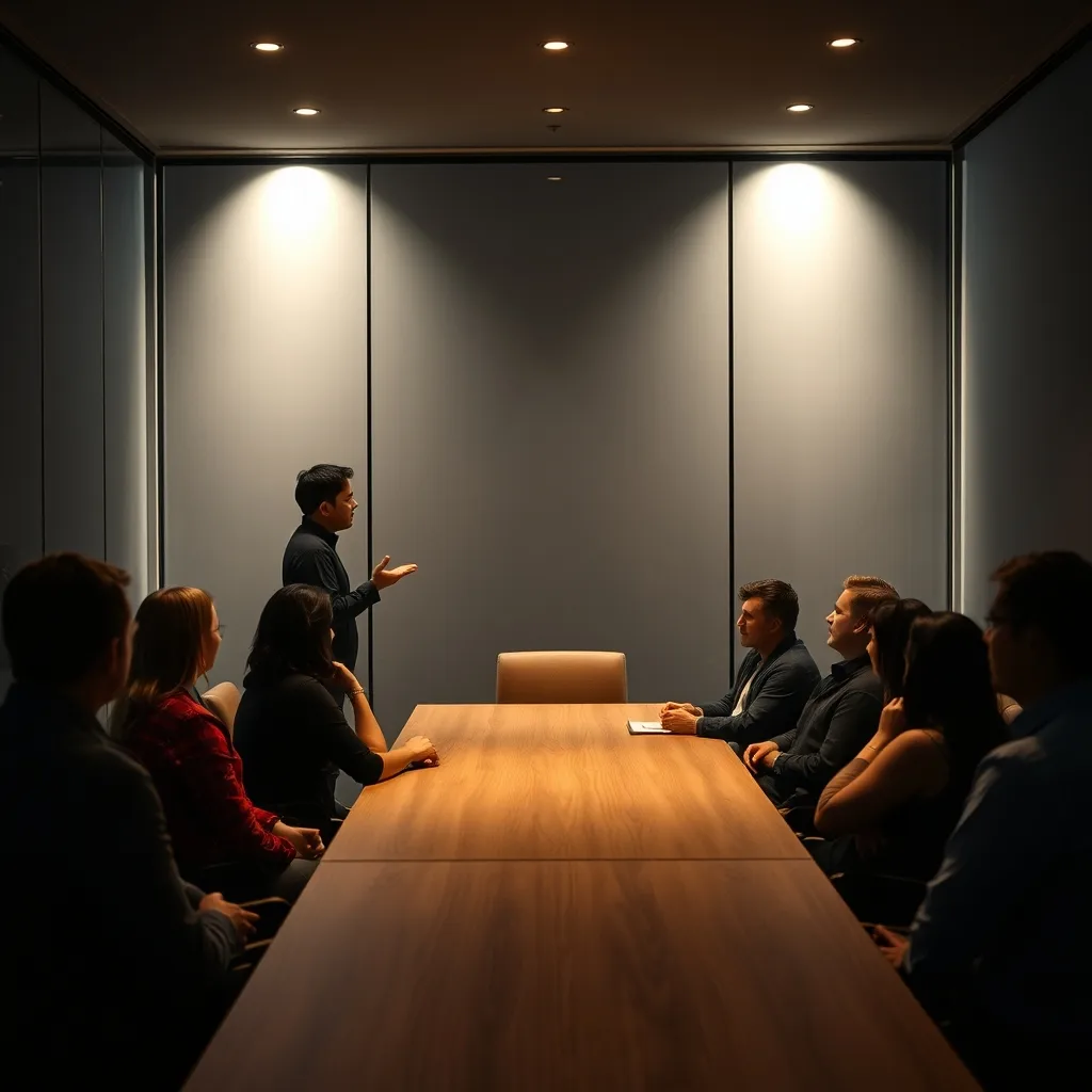 person speaking to group