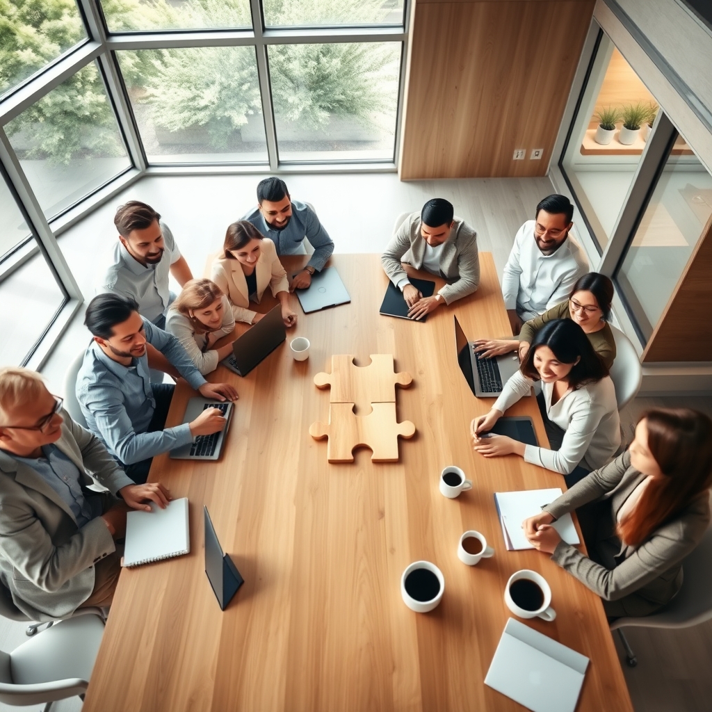 People around table