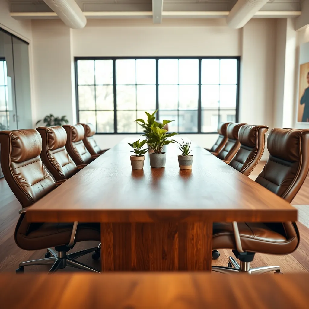 office table and chairs