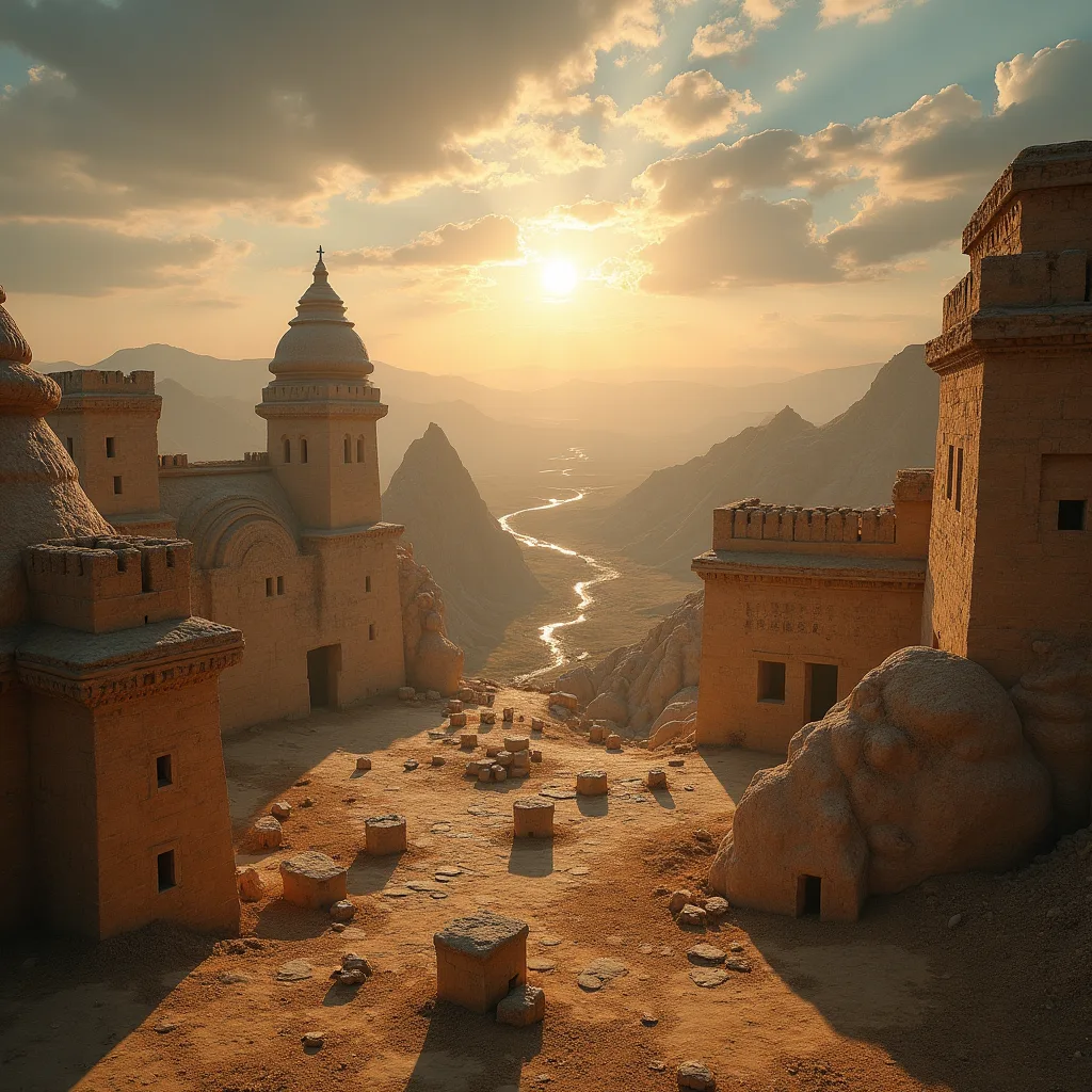 Ancient cityscape