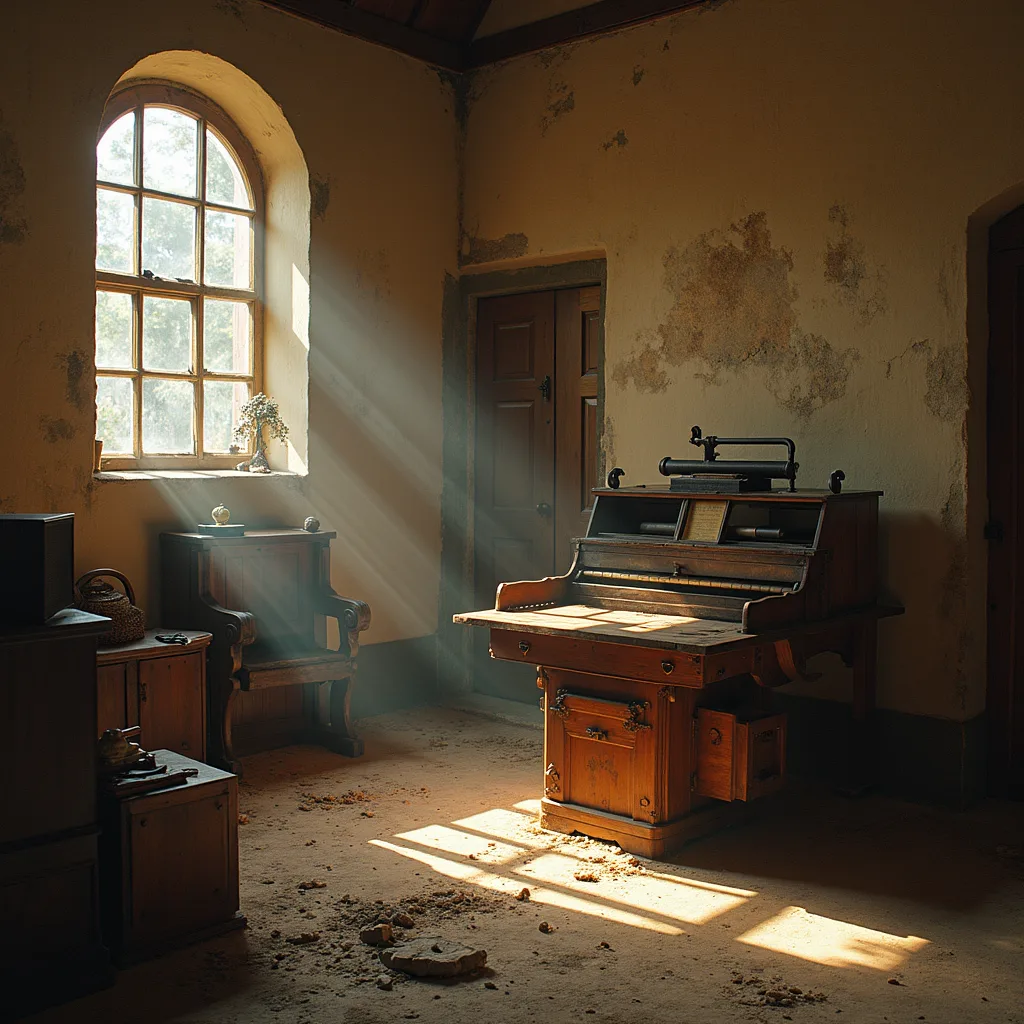 Old printing press