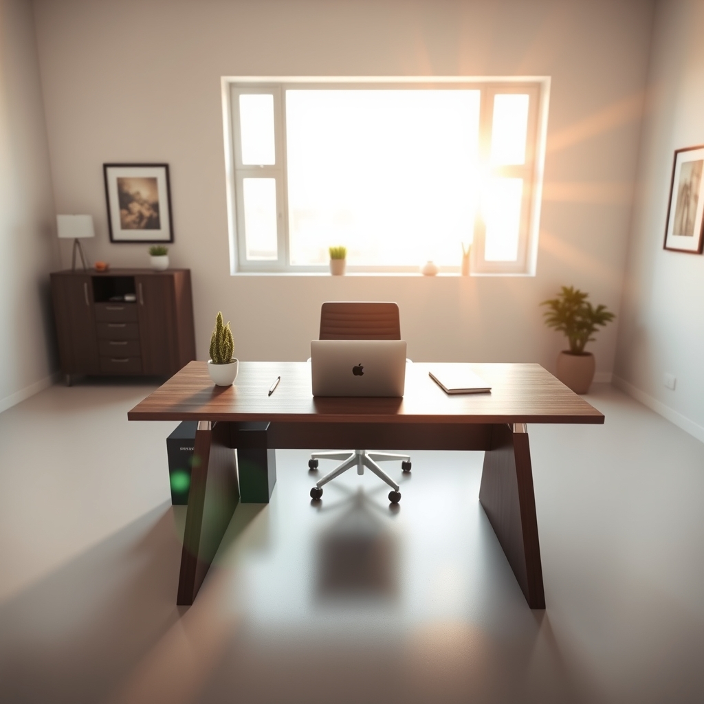 Person at desk
