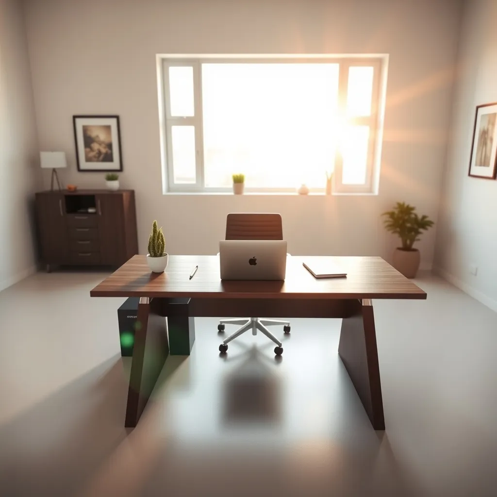 Person at desk