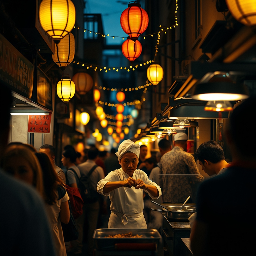 Tokyo alley food carts