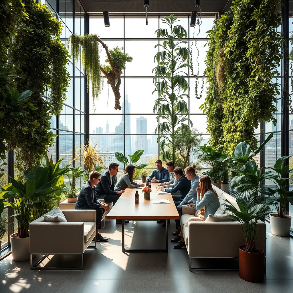 Sustainable Scaling Strategies Office meeting