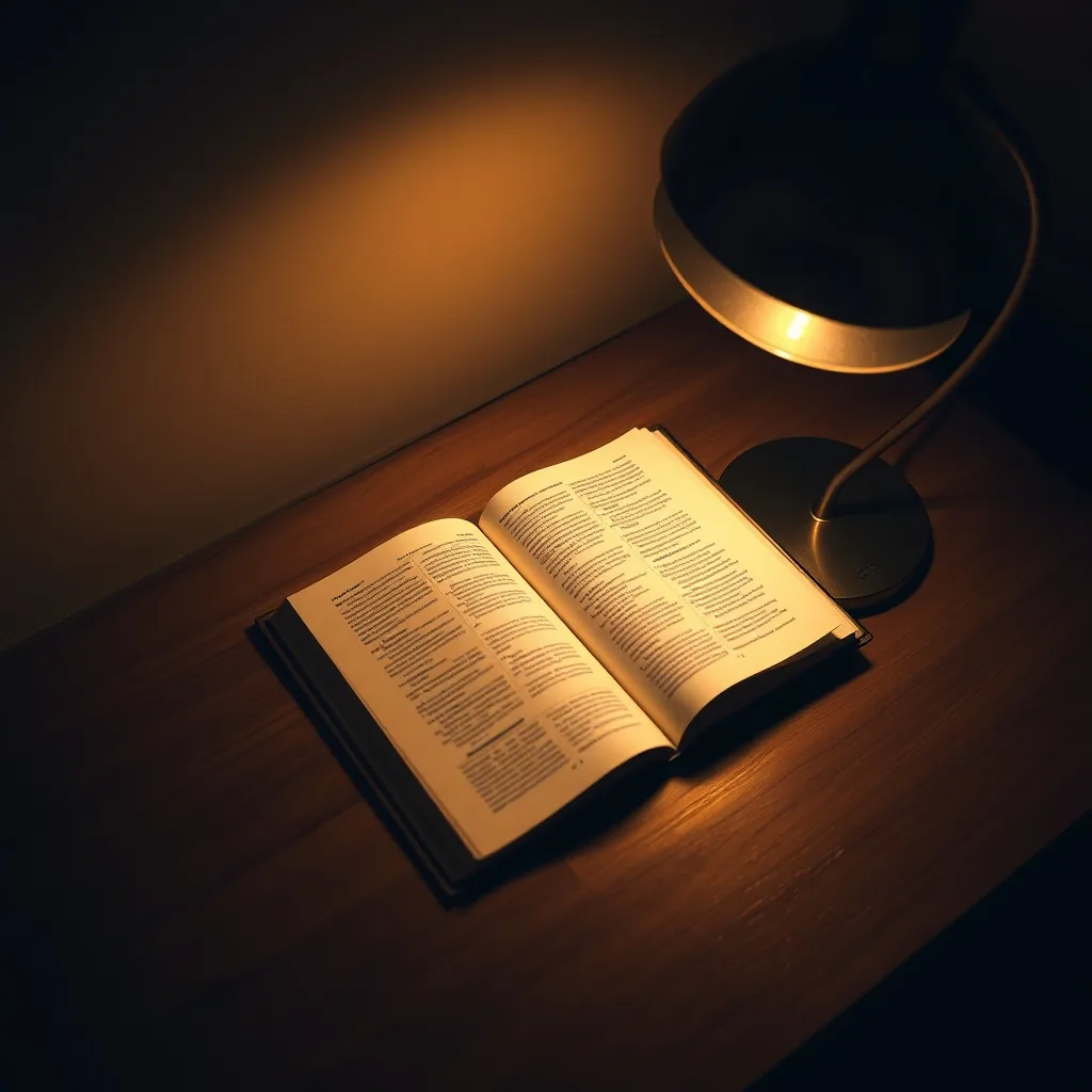book on desk