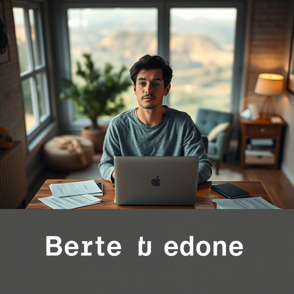person at desk