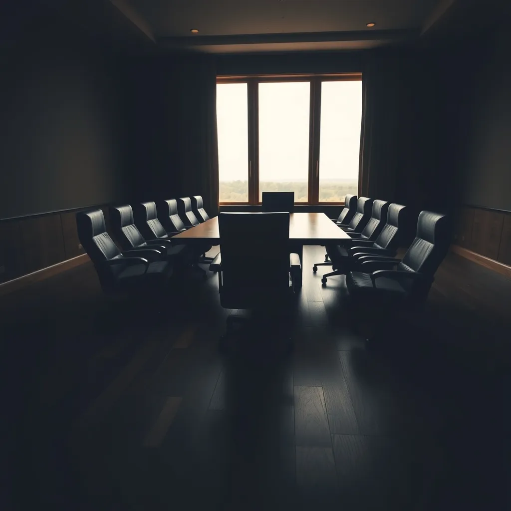empty conference room