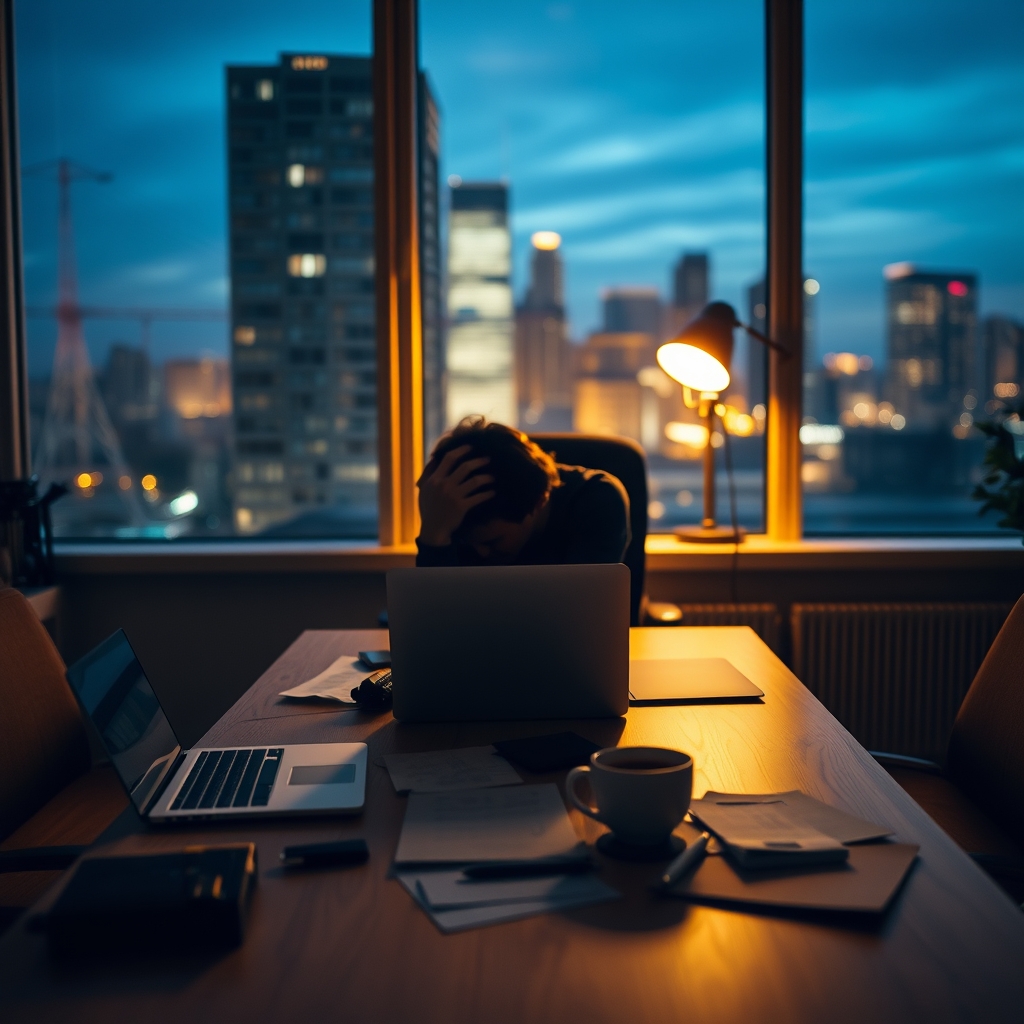 Person at desk