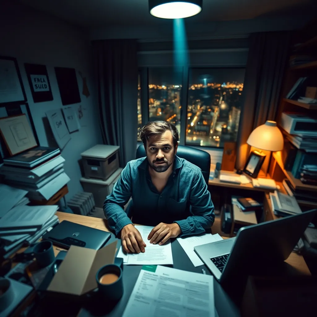 Person at desk