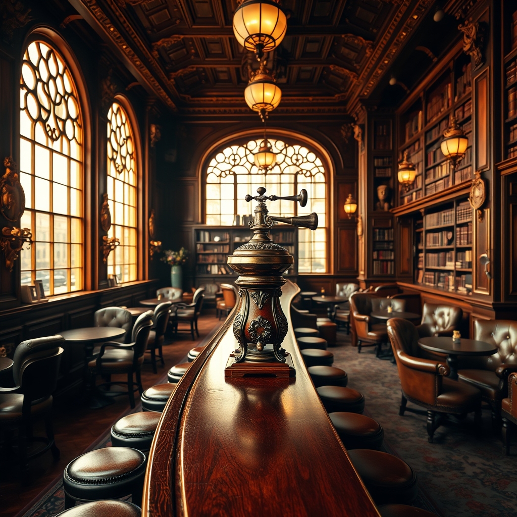 ornate room with coffee grinder