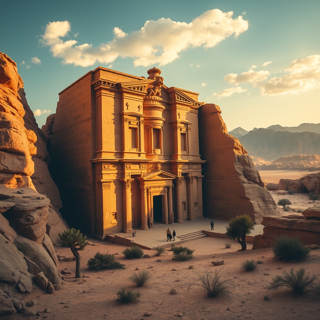 Ancient desert ruins