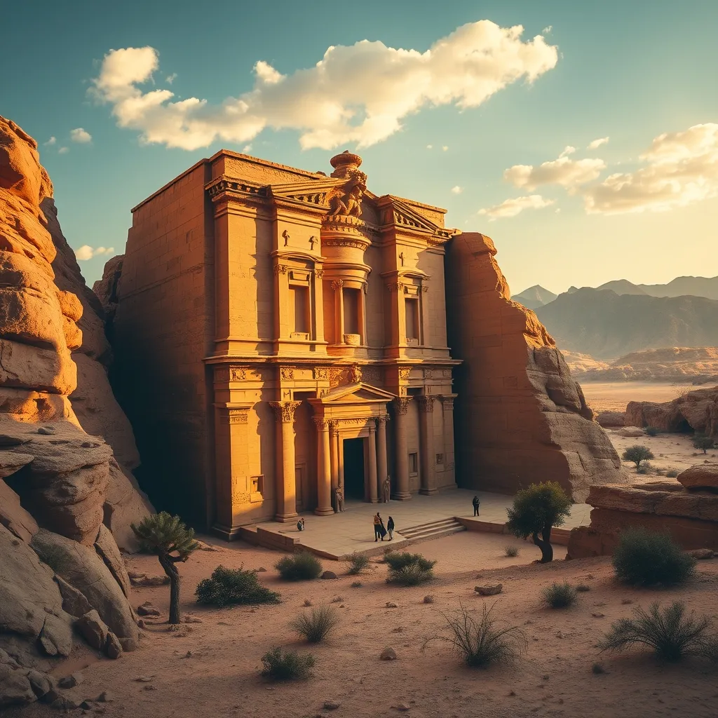 Ancient desert ruins