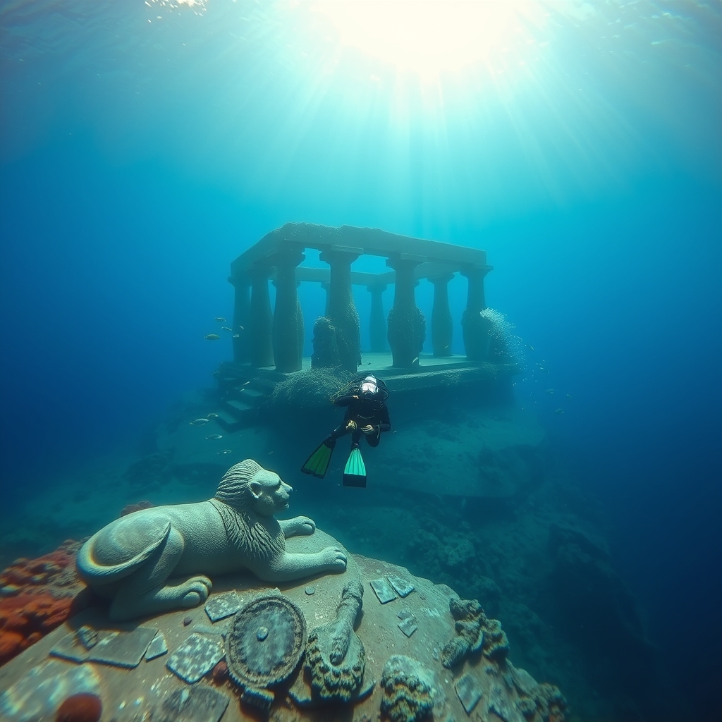 underwater temple