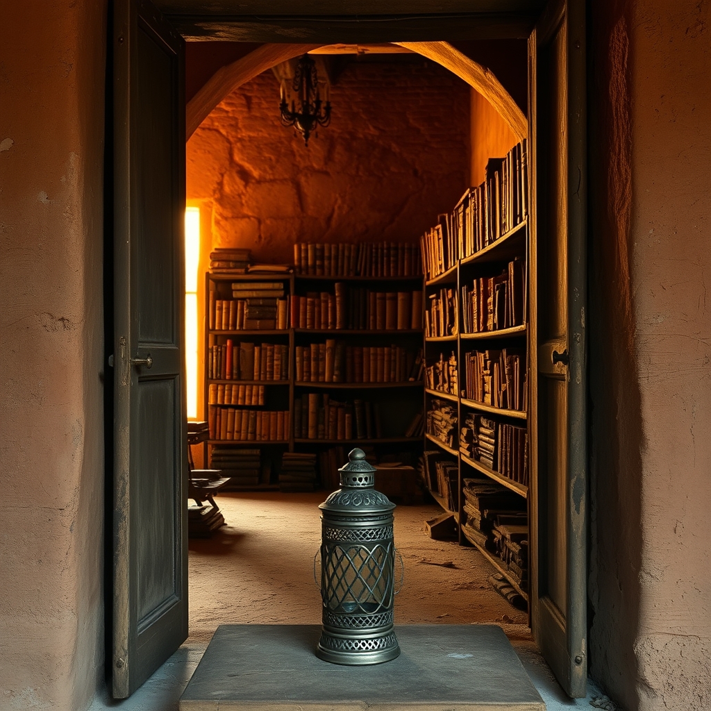 old books in room