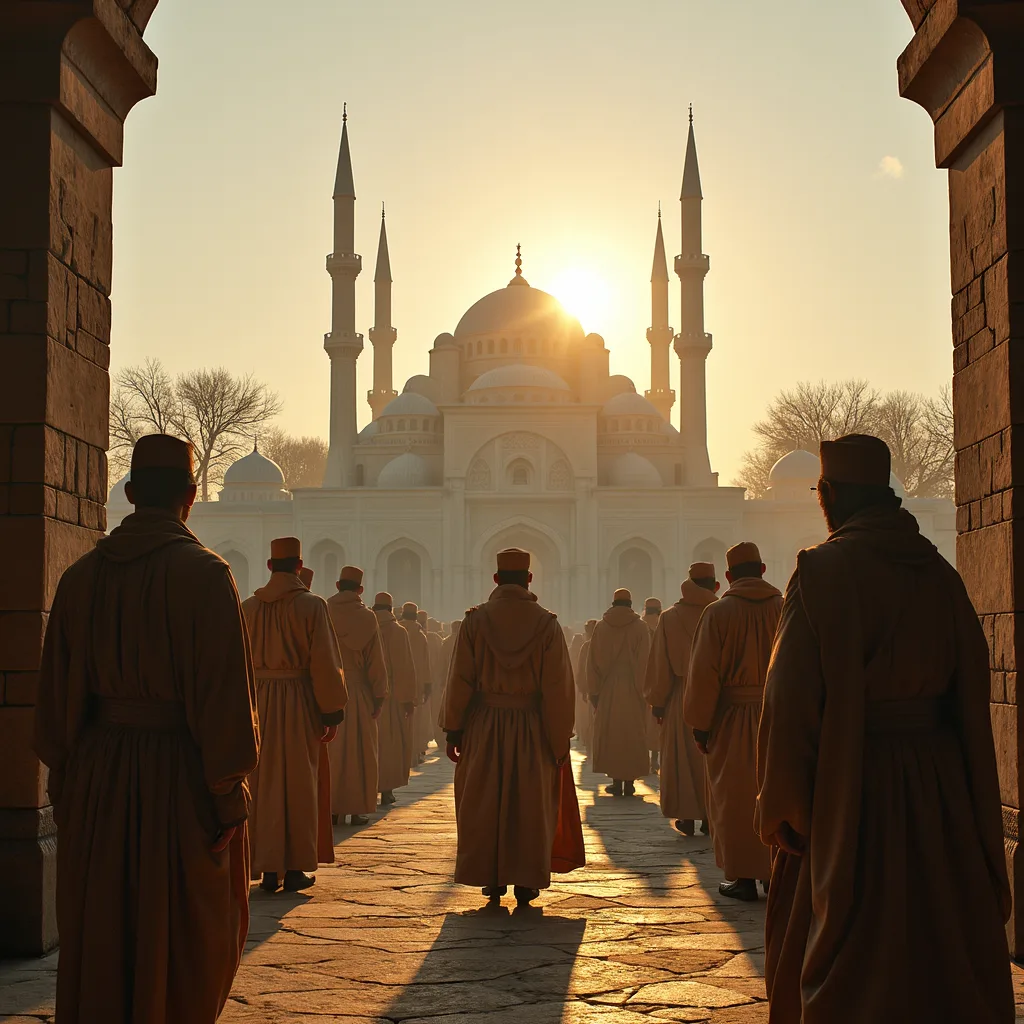 mosque and church arches