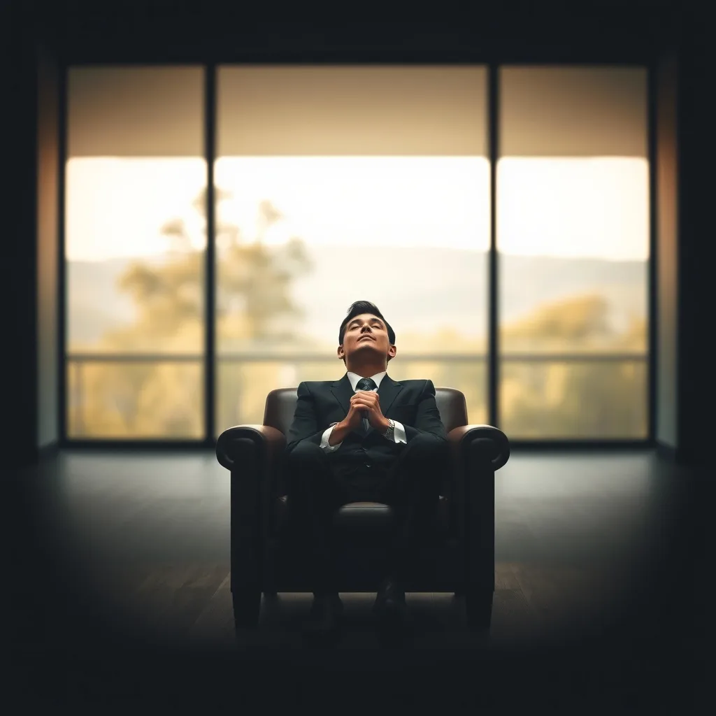 Person sitting in chair