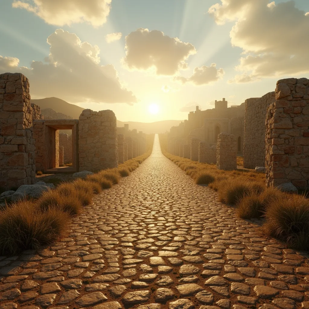 old stone road