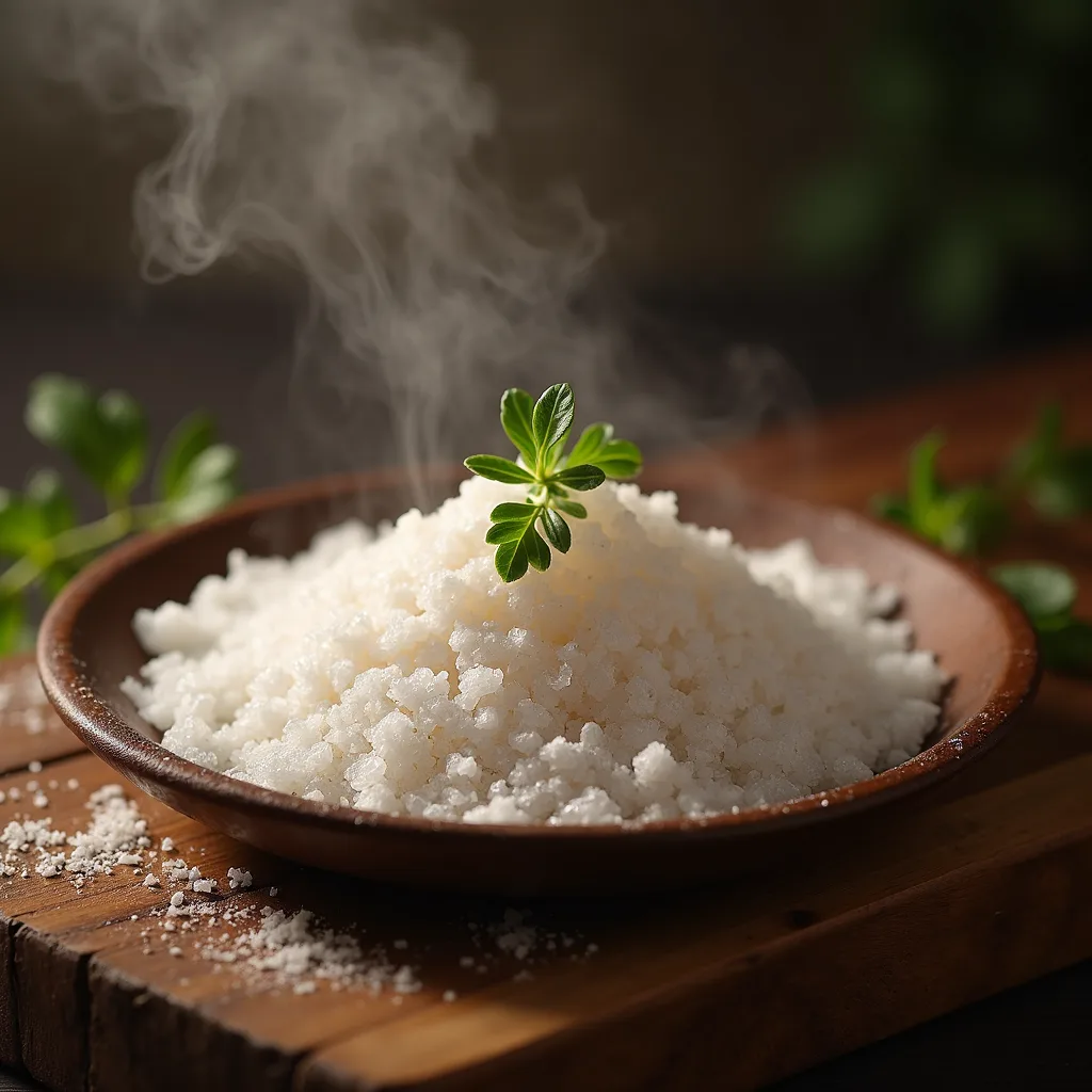 spices and salt on table