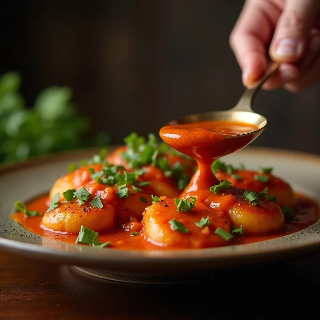 food on wooden table