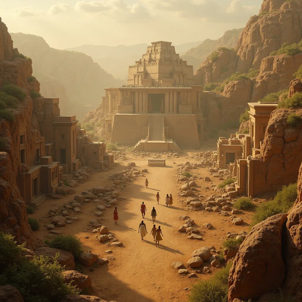ancient temple ruins