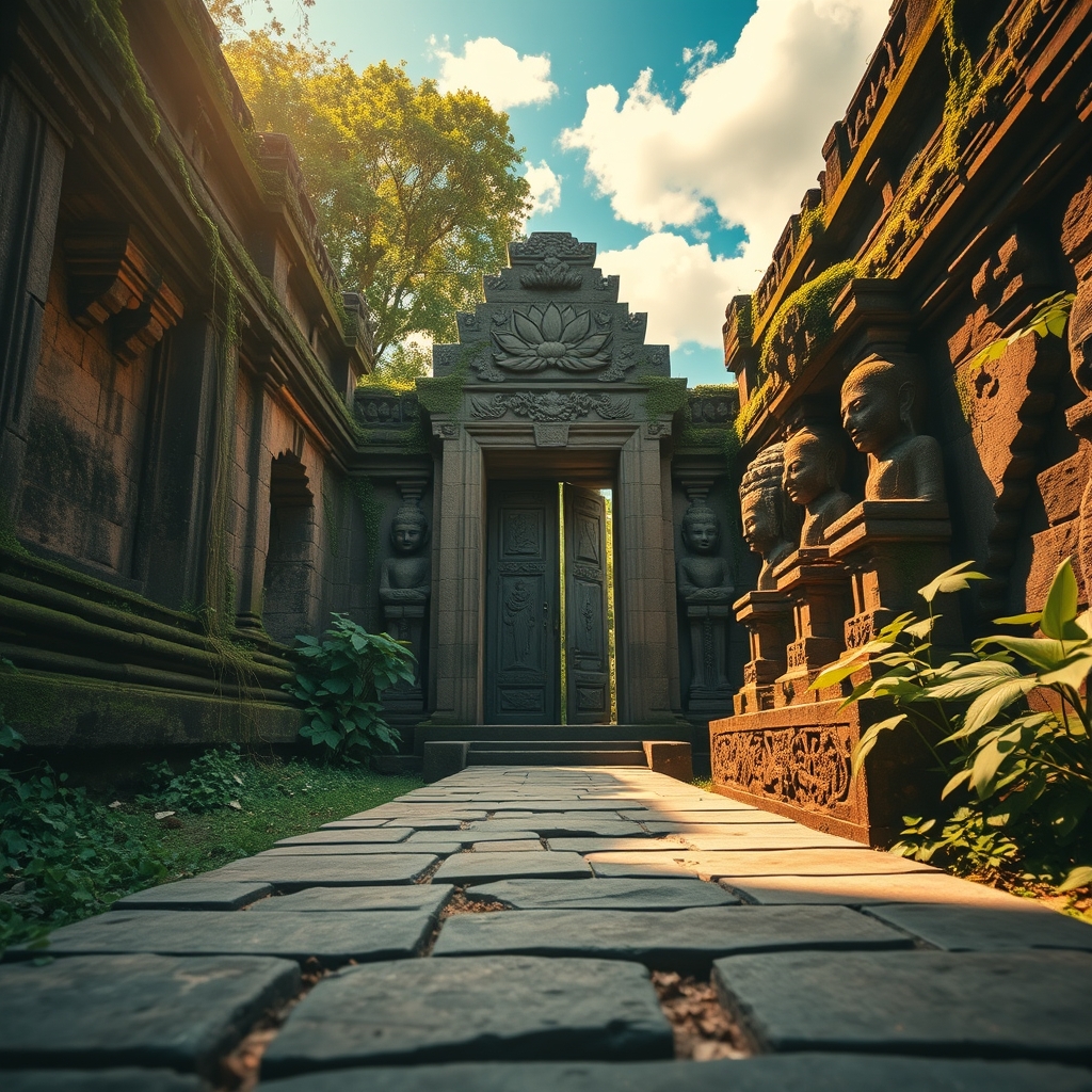 ancient temple ruins
