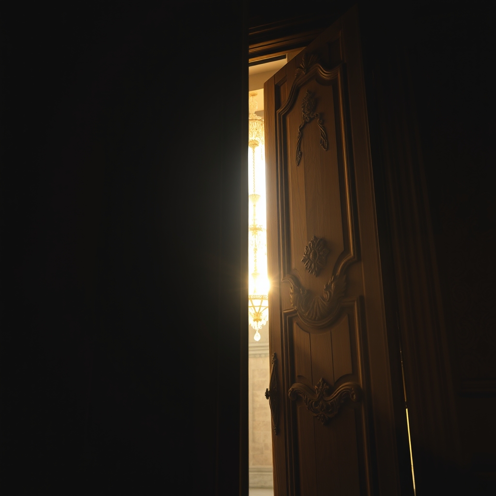 old door ajar