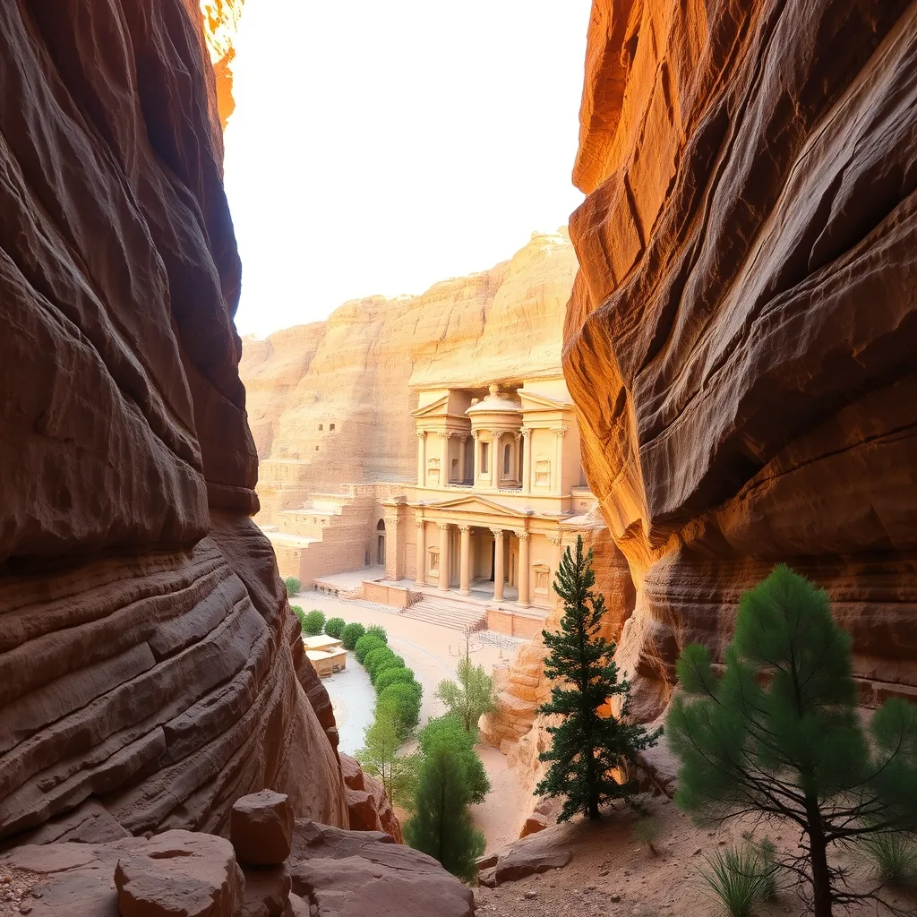 Ancient city in canyon