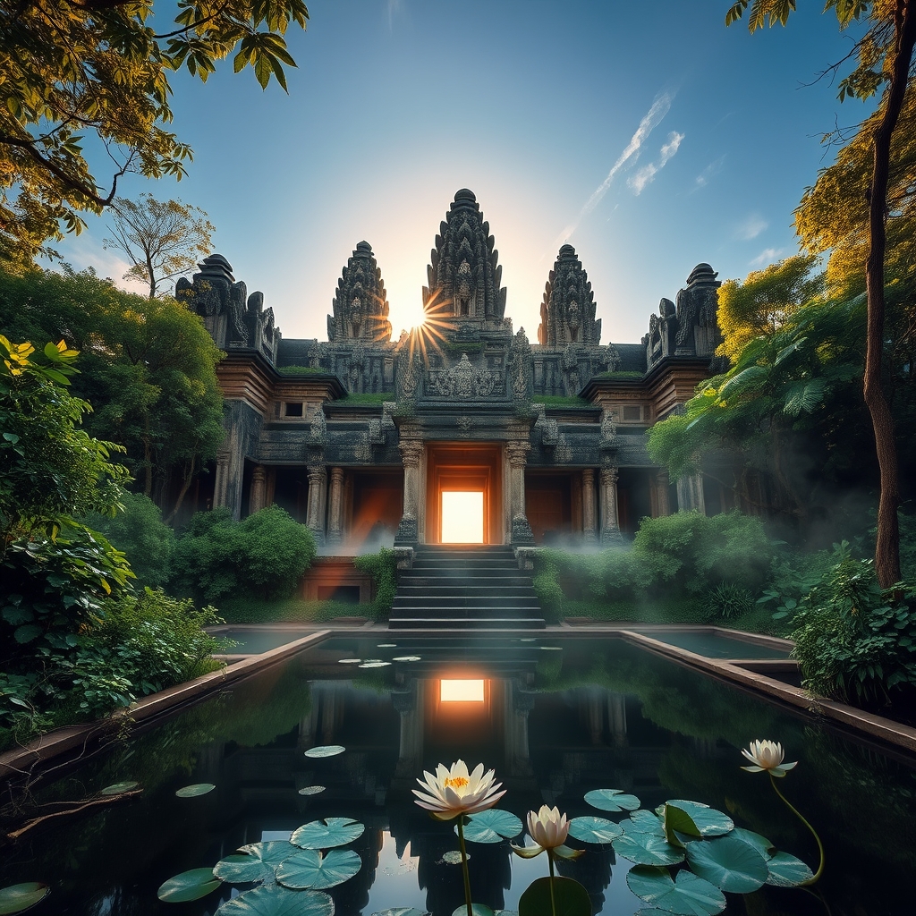 ancient temple in jungle