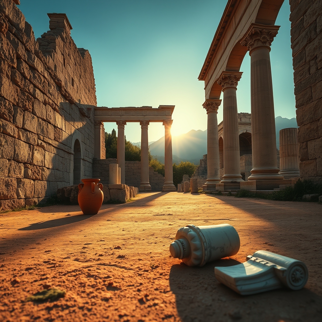 ruins and artifacts