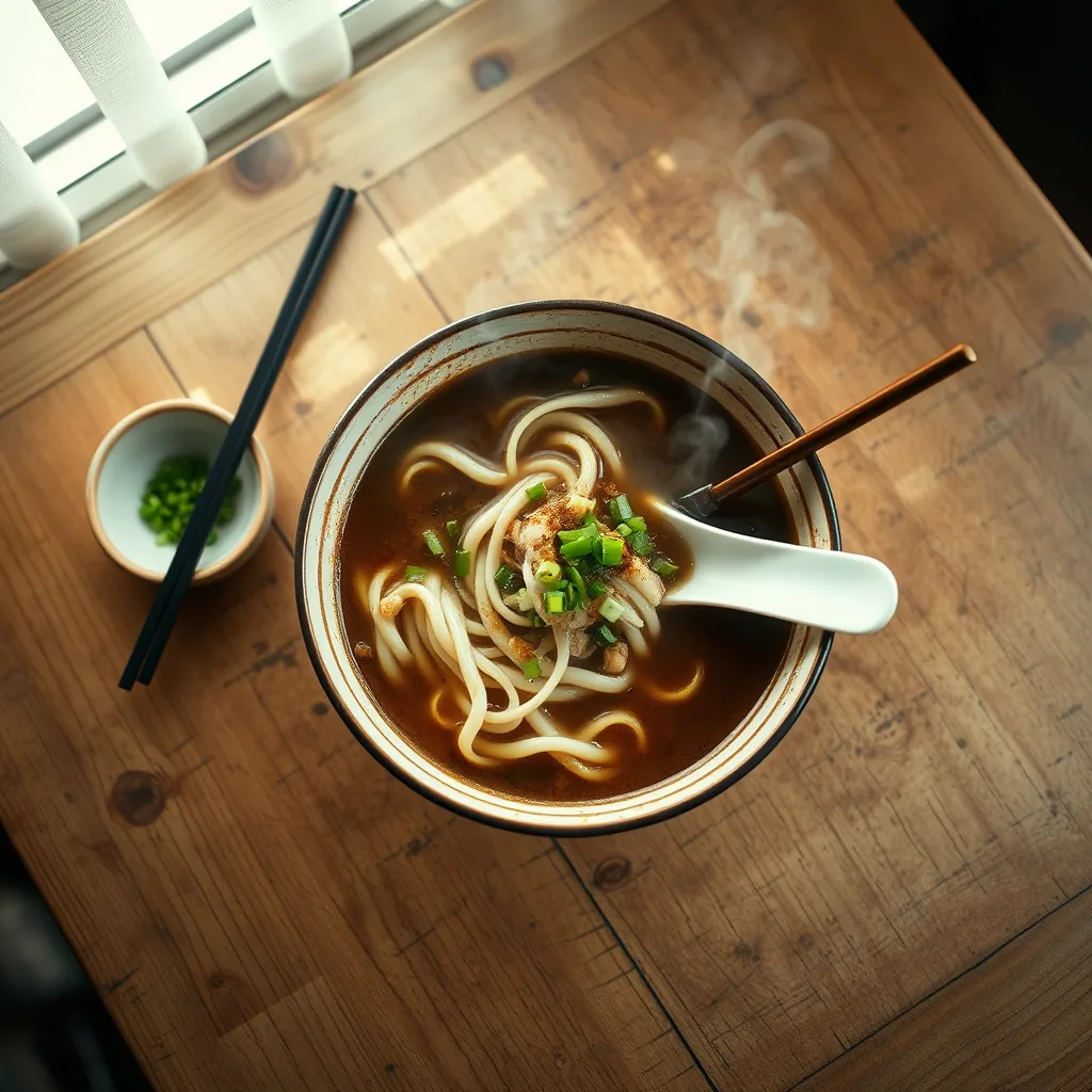 Unwrapping the Flavors of Japanese Ramen Steaming ramen bowl