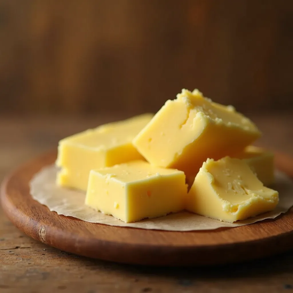 Butter on bread