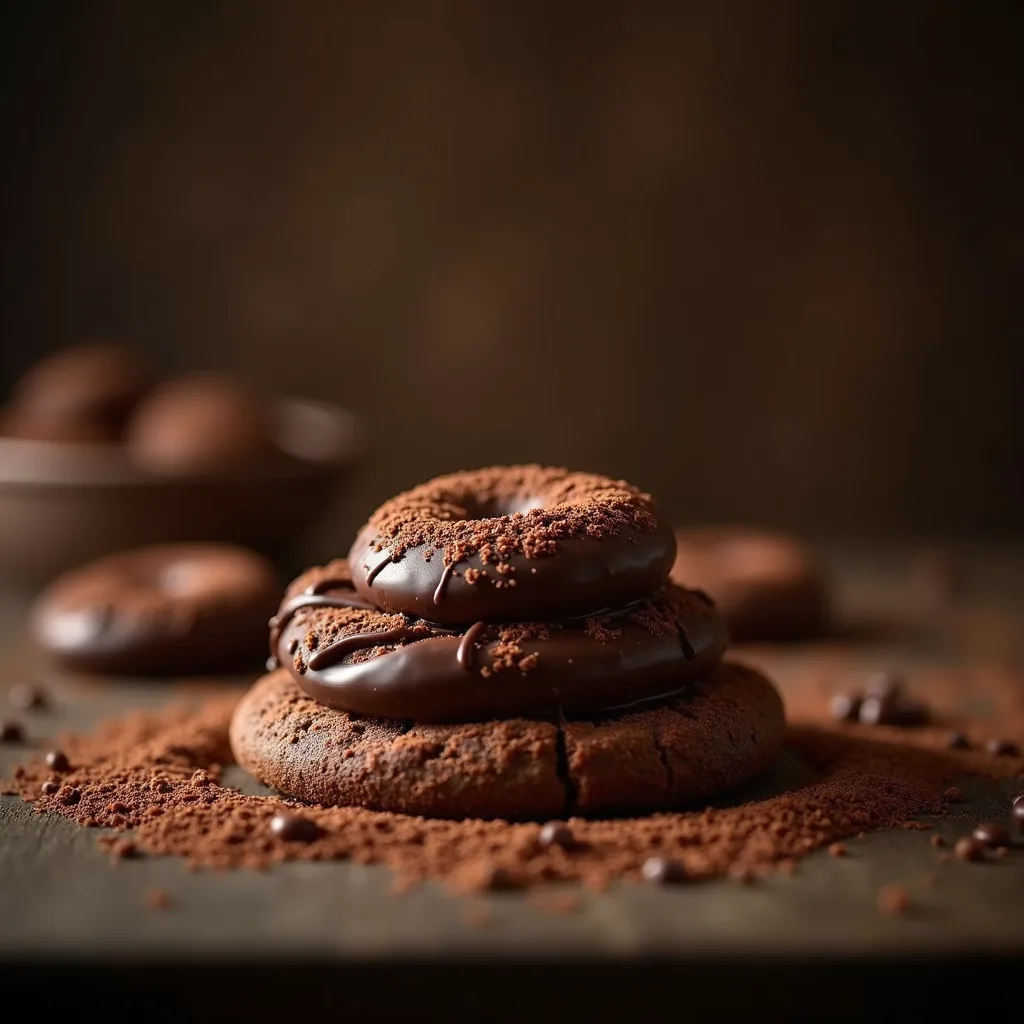 cocoa beans and cup