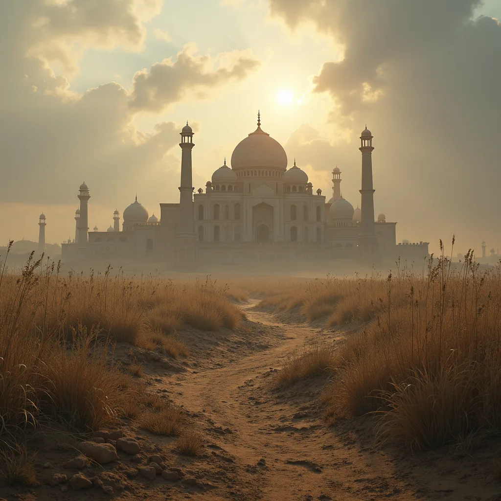 Rusting oil derrick