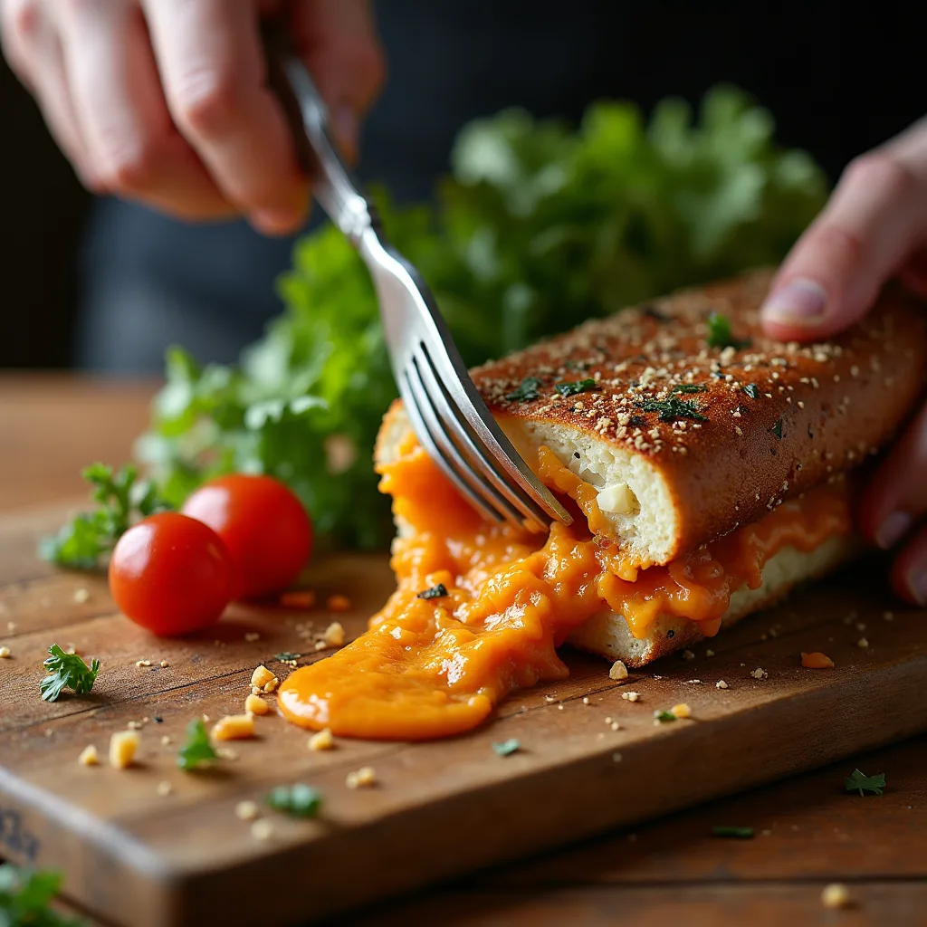 fork on table