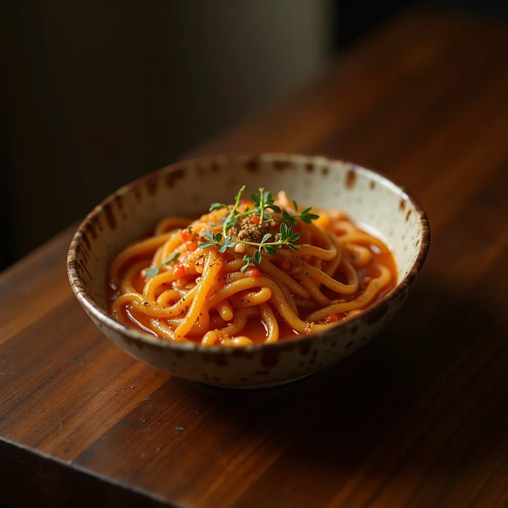 food on wooden table