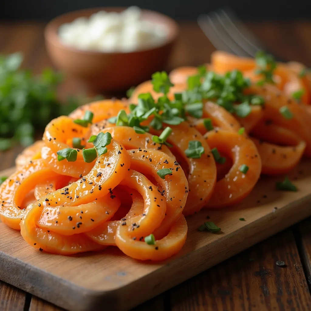 food on wooden table