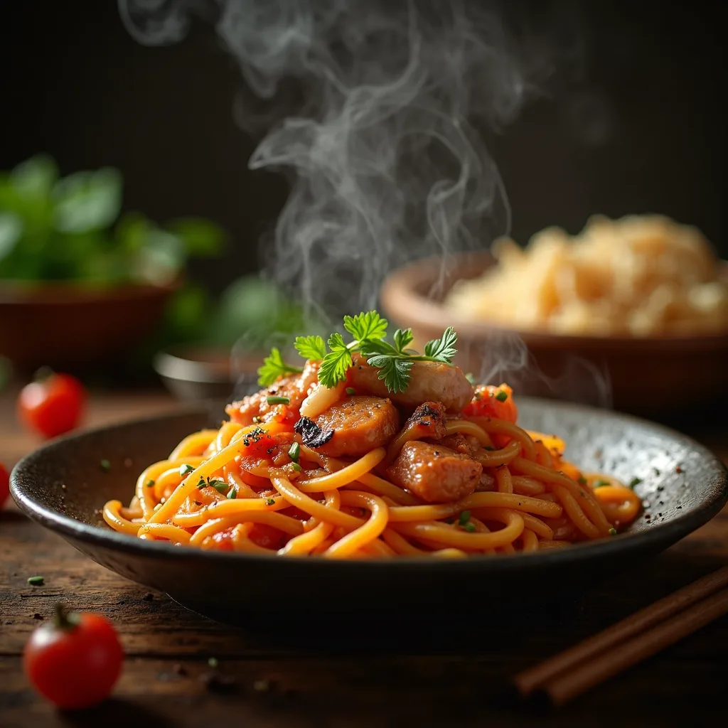food on table