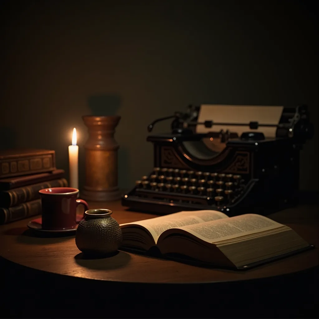 figure in dark room