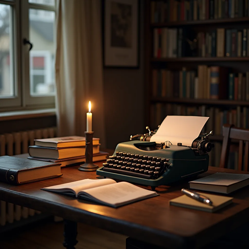 old book on desk