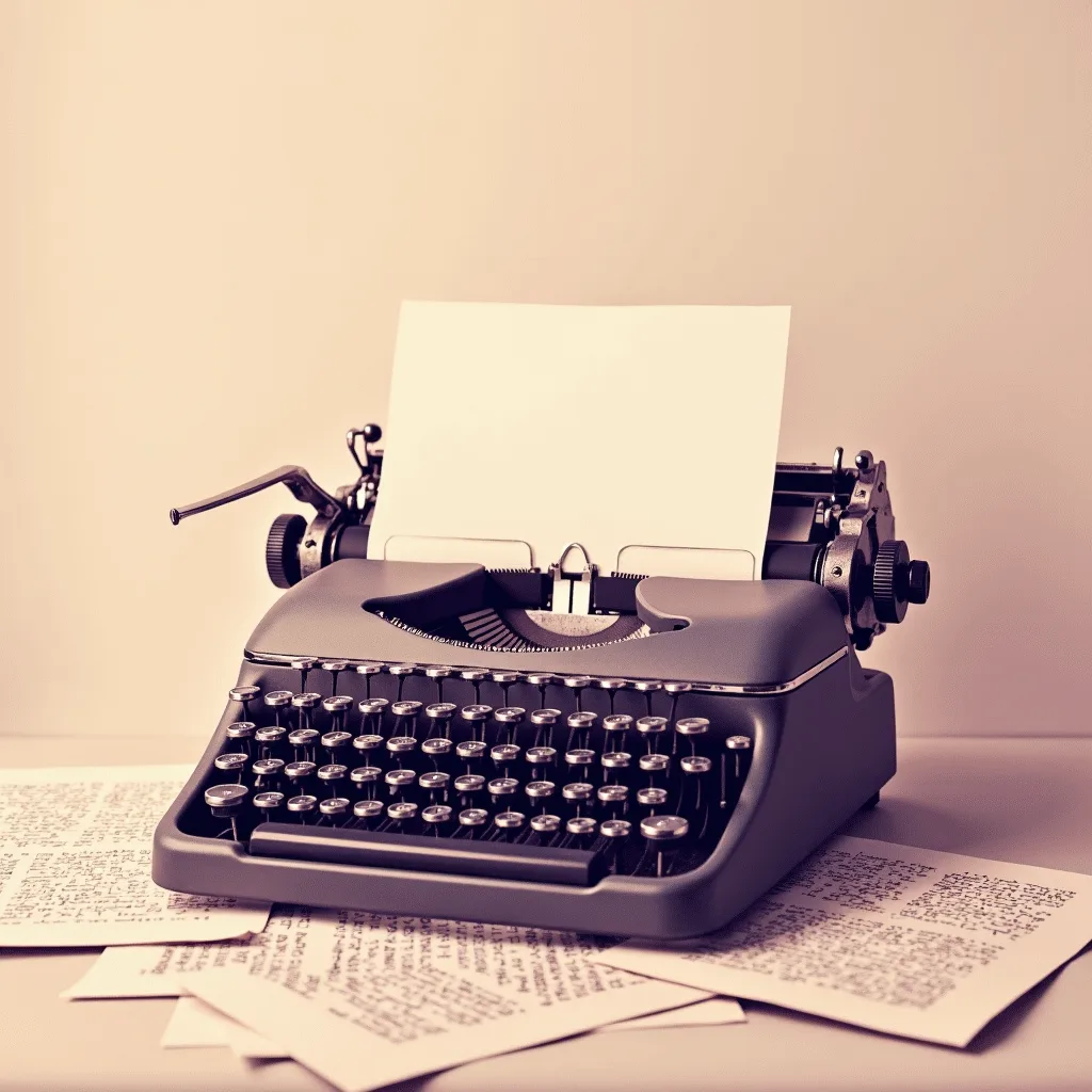 writer at desk