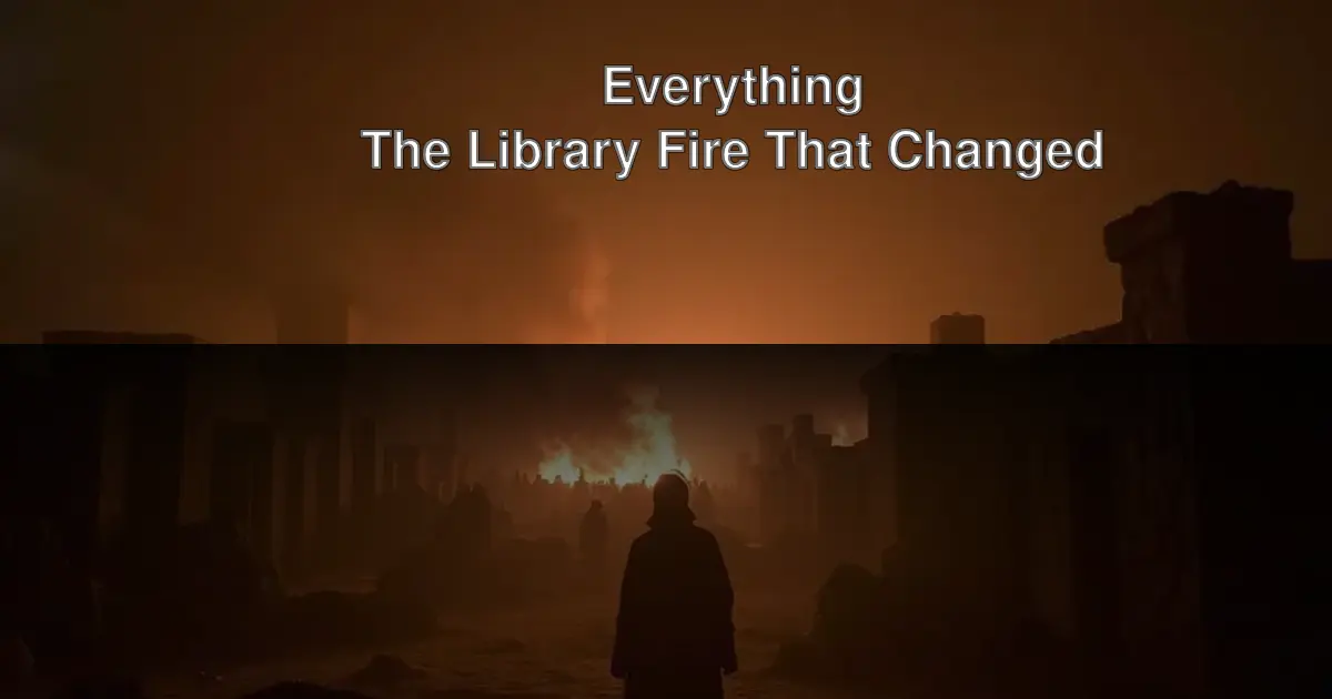 The Library Fire That Changed Everything - Steve Ysreal Monas